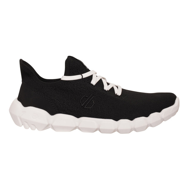 Dare2b Dames hex-at gebreide gerecycleerde trainers UTRG7653_blackwhite large