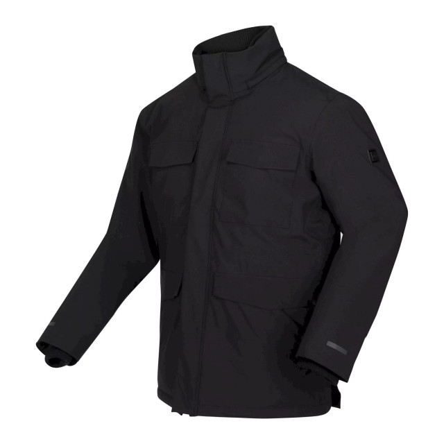 Regatta Heren edin waterdichte jas UTRG8197_black large Regatta Heren edin waterdichte jas UTRG8197_black large