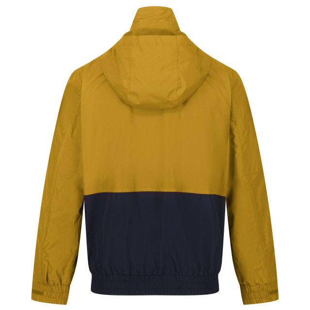 Regatta Heren feelding colour block waterdichte bomber jas UTRG7719_yellowgoldnavy large Regatta Heren feelding colour block waterdichte bomber jas UTRG7719_yellowgoldnavy large