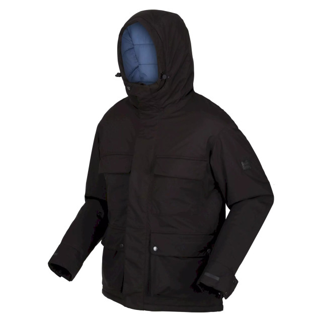 Regatta Heren raylan waterdichte jas UTRG8446_black large Regatta Heren raylan waterdichte jas UTRG8446_black large