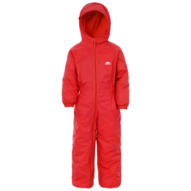 Trespass Kids unisex dripdrop gewatteerd waterdicht regenpak UTTP1007_signalred large