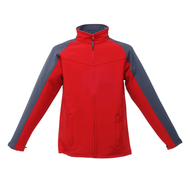 Regatta Heren uproar softshell windbestendige fleece vest UTRG1480_classicredsealgrey large Regatta Heren uproar softshell windbestendige fleece vest UTRG1480_classicredsealgrey large