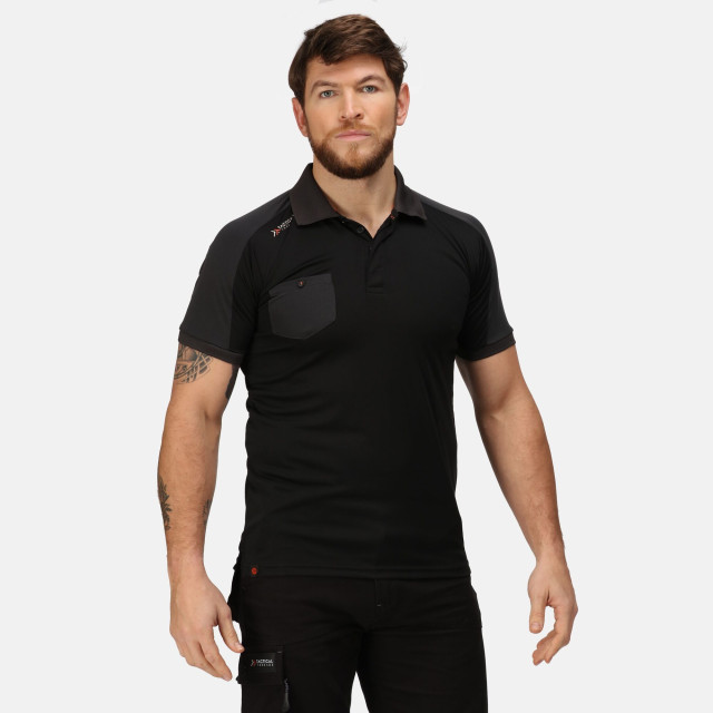 Regatta Heren offensief polo shirt UTRG3572_black large