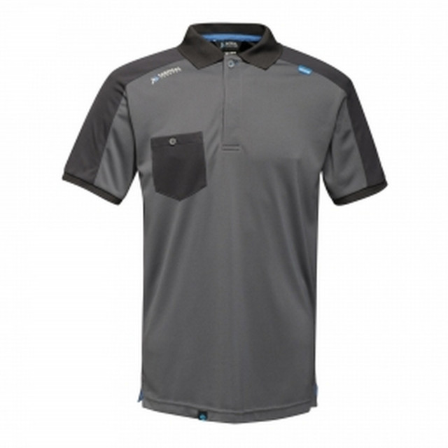 Regatta Heren offensief polo shirt UTRG3572_sealgrey large