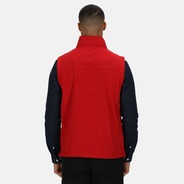 Regatta Heren flux softshell bodywarmer / mouwloos jasje waterafstotend en windbestendig UTRG1493_classicred large