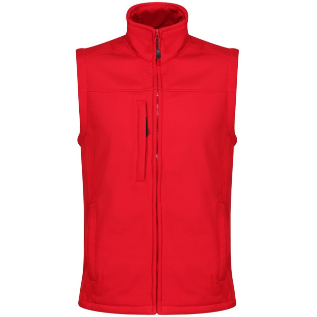 Regatta Heren flux softshell bodywarmer / mouwloos jasje waterafstotend en windbestendig UTRG1493_classicred large