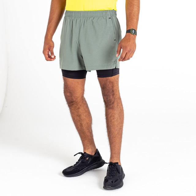 Dare2b Heren recreate ii 2 in 1 korte broek UTRG6852_agavegreen large