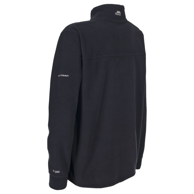 Trespass Heren bernal full zip fleece vest UTTP254_black large