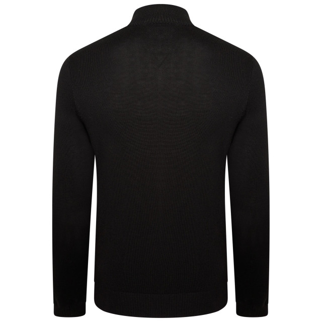 Dare2b Heren unite us gebreide half rits sweatshirt UTRG6784_blackamberglow large