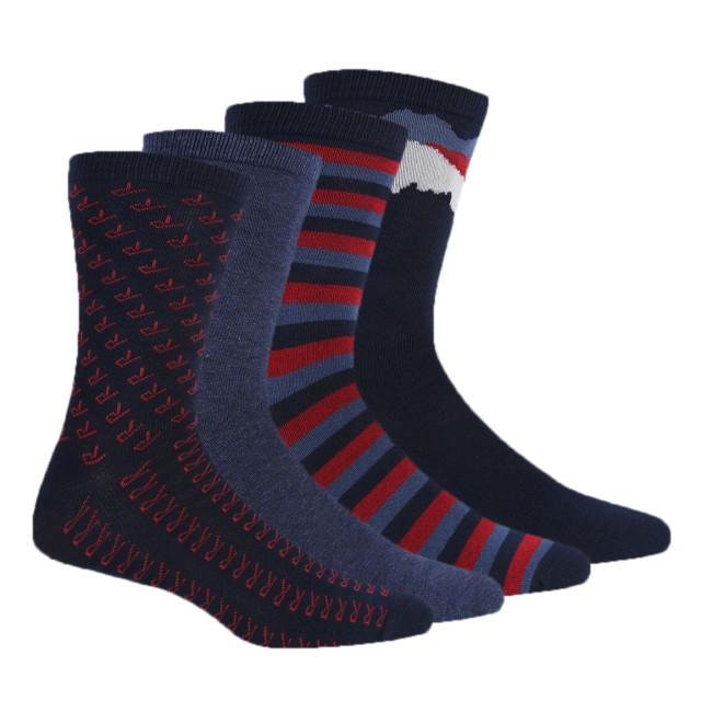Regatta Heren lifestyle sokken (pak van 4) UTRG5947_darkdenim large