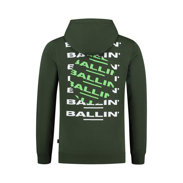 Ballin Amsterdam - Heren Slim Fit Hoodie - Groen 22039318 large