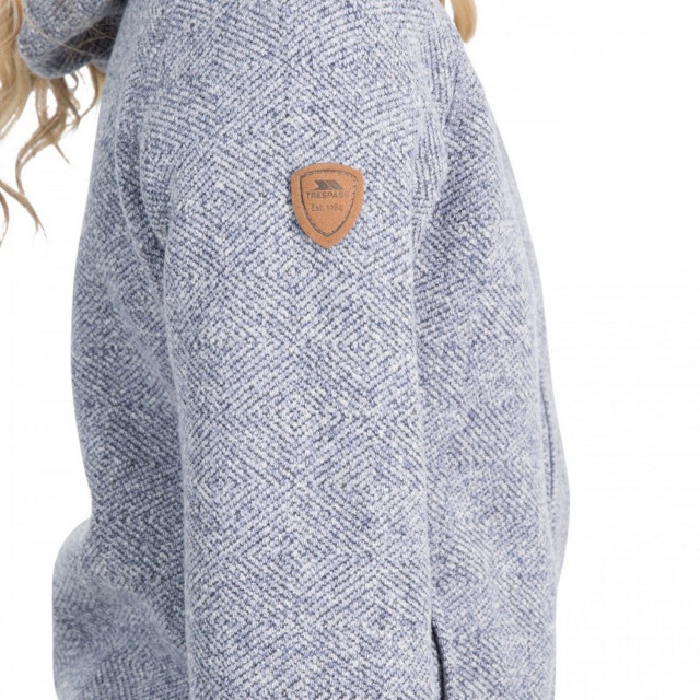 Trespass Dames reserve fleece vest met capuchon UTTP4919_denimblue large Trespass Dames reserve fleece vest met capuchon UTTP4919_denimblue large