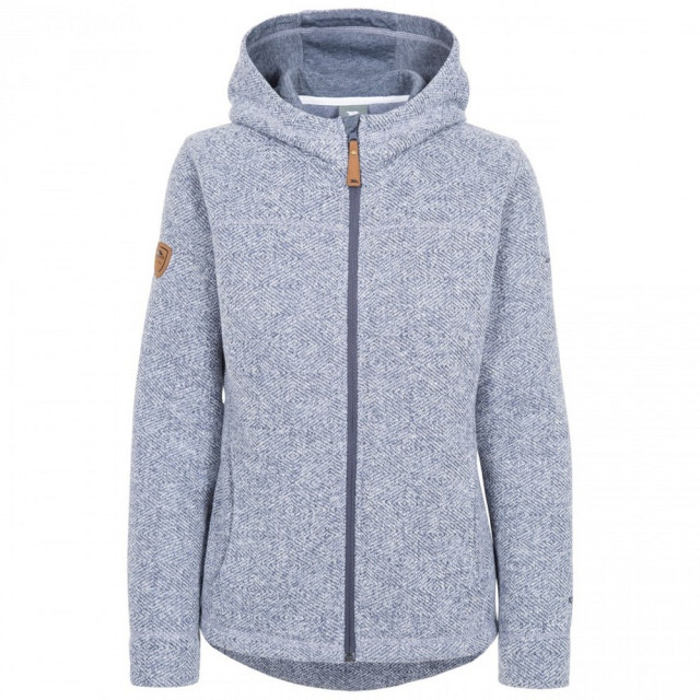Trespass Dames reserve fleece vest met capuchon UTTP4919_denimblue large Trespass Dames reserve fleece vest met capuchon UTTP4919_denimblue large