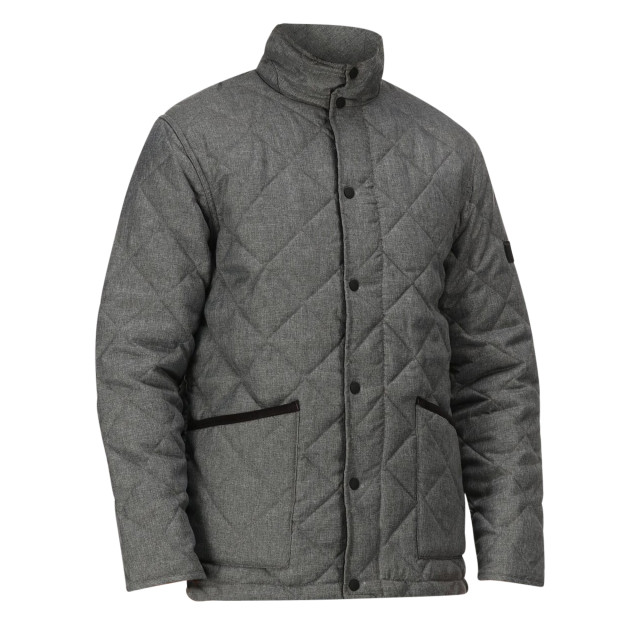 Regatta Gewatteerd herenjack londyn wol effect UTRG6128_darkgreymarl large