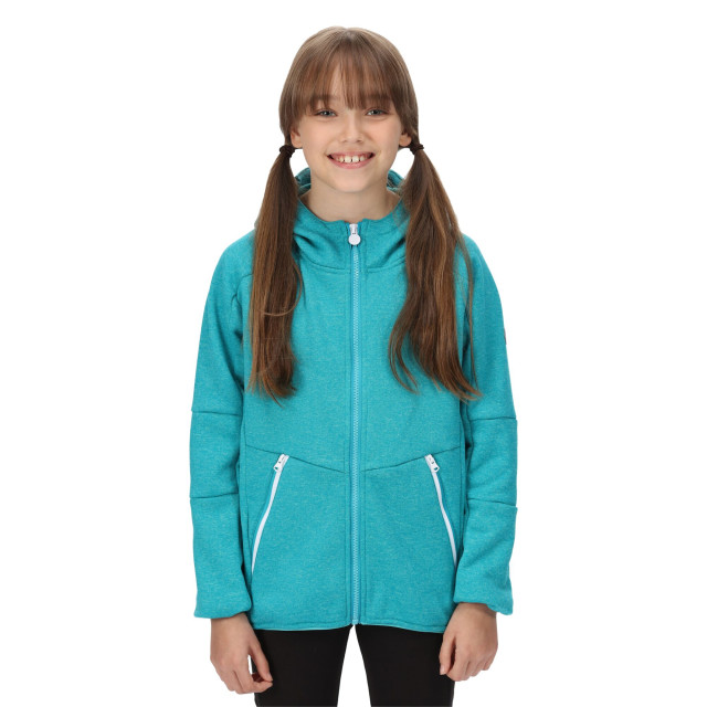 Regatta Maxwell marl soft shell jas voor kinderen/kinderen UTRG7639_enamel large Regatta Maxwell marl soft shell jas voor kinderen/kinderen UTRG7639_enamel large