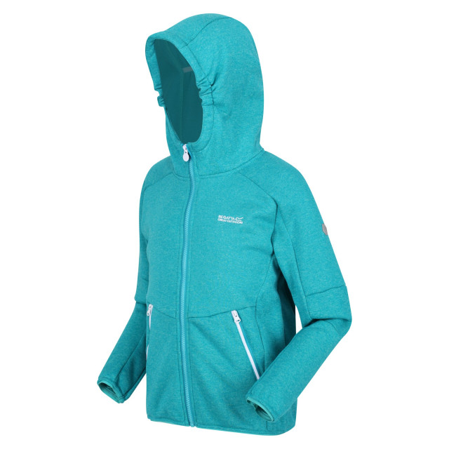 Regatta Maxwell marl soft shell jas voor kinderen/kinderen UTRG7639_enamel large Regatta Maxwell marl soft shell jas voor kinderen/kinderen UTRG7639_enamel large