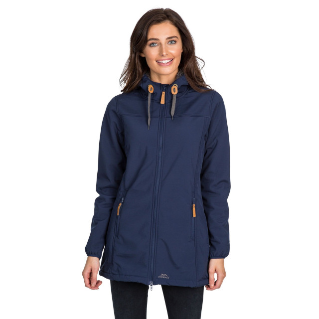 Trespass Dames kristen waterdichte jas en is lang van lengte UTTP4195_navy large