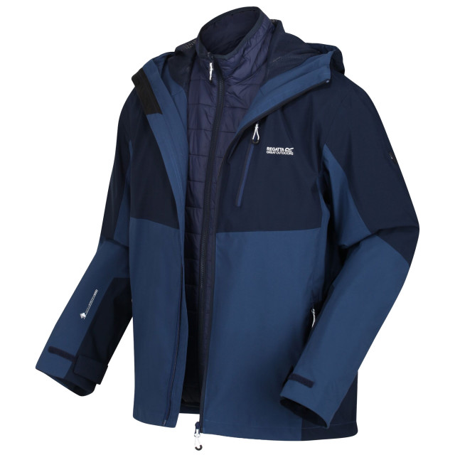 Regatta Heren wentwood vii 3 in 1 waterdichte jas UTRG8225_navyadmiralblue large Regatta Heren wentwood vii 3 in 1 waterdichte jas UTRG8225_navyadmiralblue large