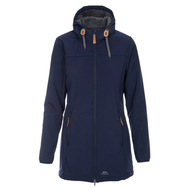 Trespass Dames kristen waterdichte jas en is lang van lengte UTTP4195_navy large