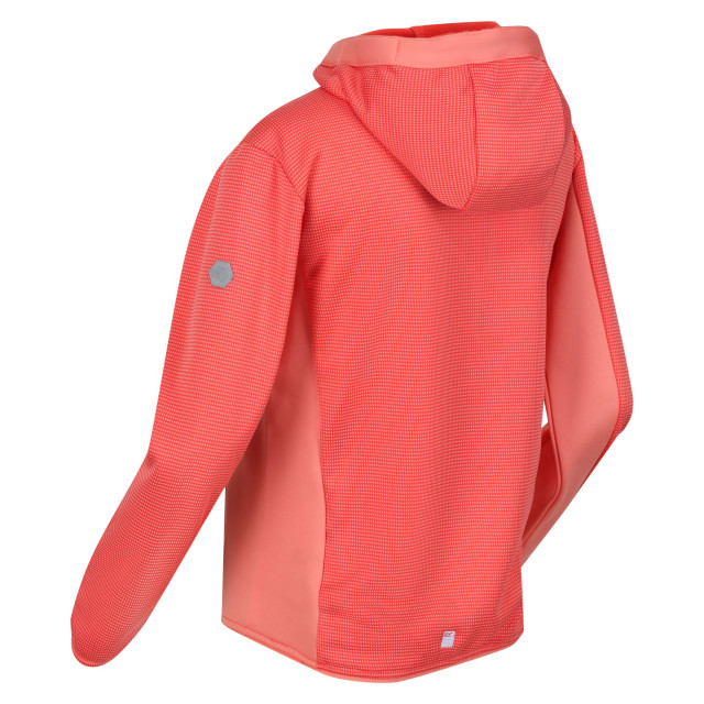 Regatta Kinder/kids highton full zip fleece jas UTRG7389_neonpeachfusioncoral large Regatta Kinder/kids highton full zip fleece jas UTRG7389_neonpeachfusioncoral large