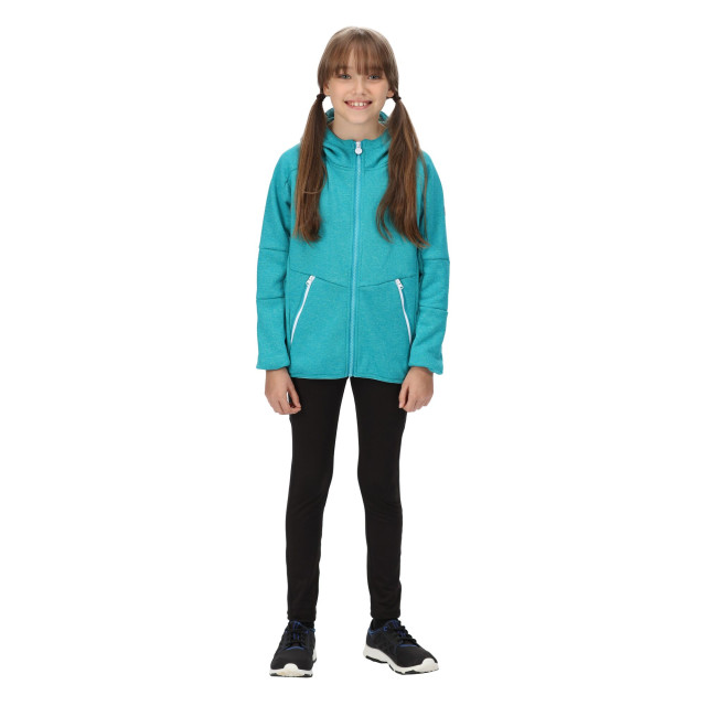 Regatta Maxwell marl soft shell jas voor kinderen/kinderen UTRG7639_enamel large Regatta Maxwell marl soft shell jas voor kinderen/kinderen UTRG7639_enamel large