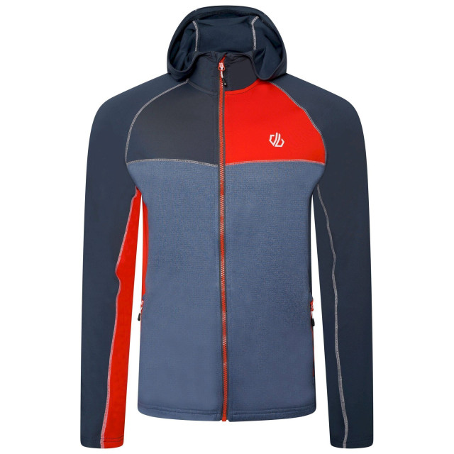 Dare2b Heren contend recycled fleece jas UTRG7475_stellarblueburntsalmon large