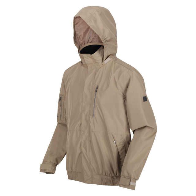 Regatta Heren feelding linear waterdichte bomber jas UTRG7702_goldsand large Regatta Heren feelding linear waterdichte bomber jas UTRG7702_goldsand large