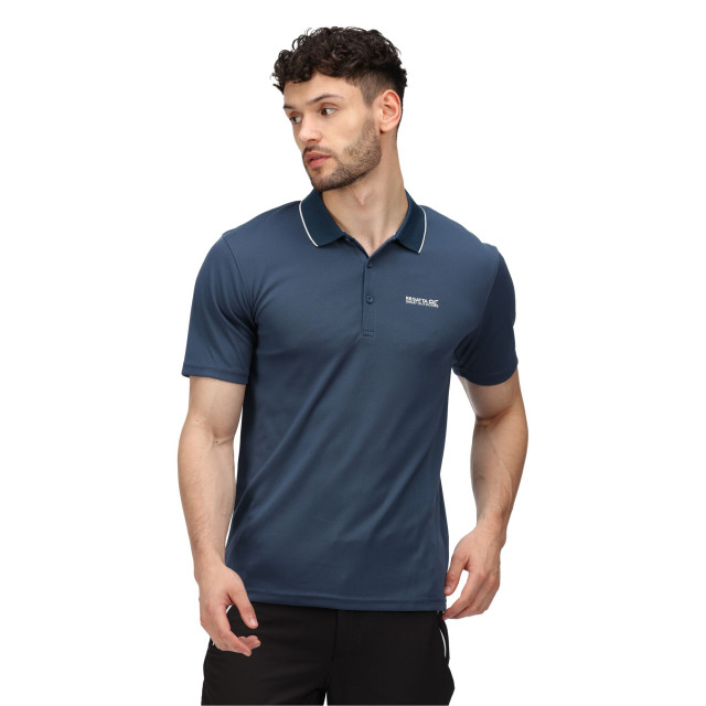 Regatta Heren maverick v actief poloshirt UTRG4931_moonlightdenim large