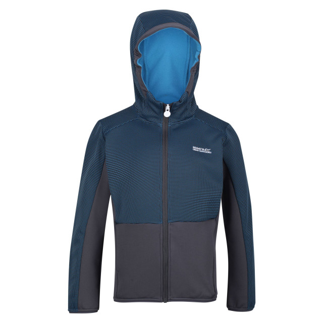 Regatta Kinder/kids highton full zip fleece jas UTRG7389_imperialblueindiagrey large Regatta Kinder/kids highton full zip fleece jas UTRG7389_imperialblueindiagrey large