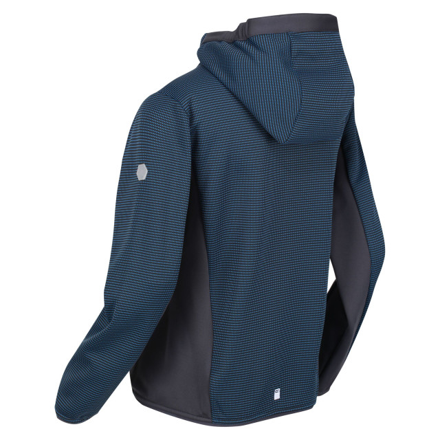 Regatta Kinder/kids highton full zip fleece jas UTRG7389_imperialblueindiagrey large Regatta Kinder/kids highton full zip fleece jas UTRG7389_imperialblueindiagrey large