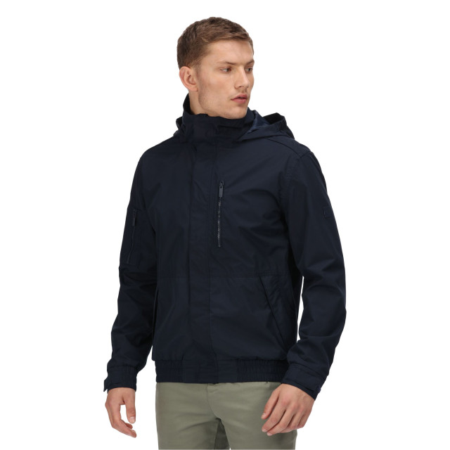 Regatta Heren feelding linear waterdichte bomber jas UTRG7702_navy large Regatta Heren feelding linear waterdichte bomber jas UTRG7702_navy large