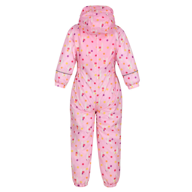 Regatta Kinder/kinderen printed splat ii hooded regenpak UTRG3634_sweetlilac large