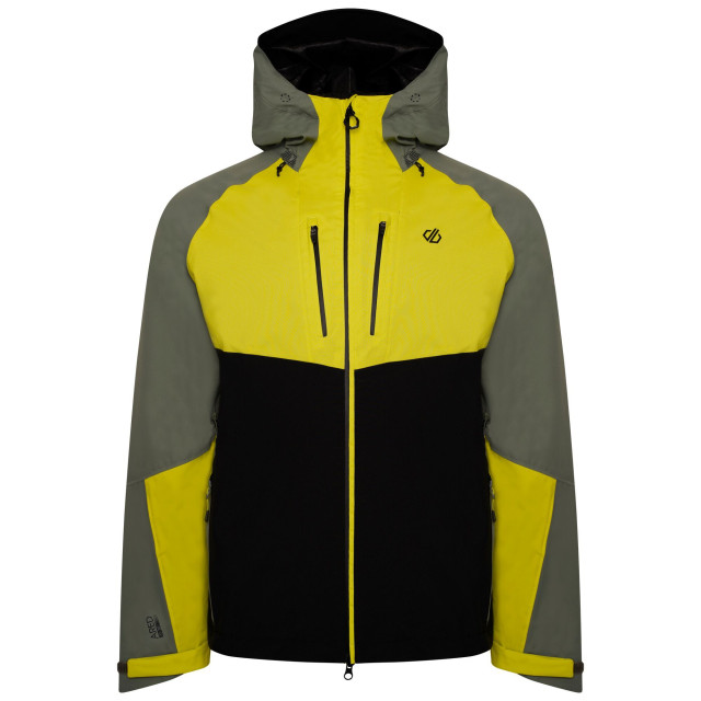 Dare2b Heren soaring ii gerecycleerd waterdicht jasje UTRG7258_agavegreenneonspring large