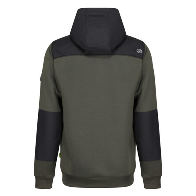 Regatta Heren full zip hoodie UTRG6171_darkkhakiblack large Regatta Heren full zip hoodie UTRG6171_darkkhakiblack large