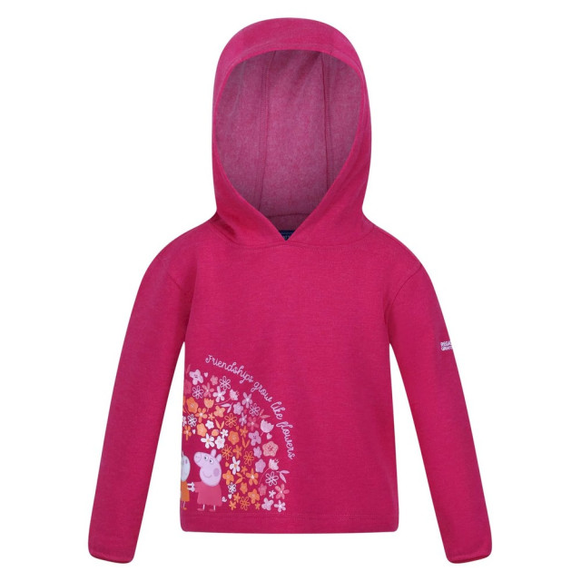 Regatta Kinder/kinderen peppa pig bedrukte hoodie UTRG7876_berrypink large