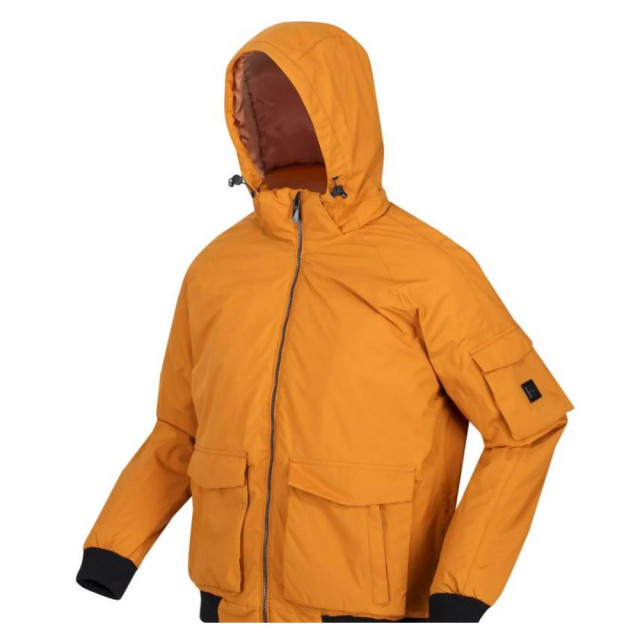 Regatta Heren faizan hooded waterdichte jas UTRG8101_darkkhaki large Regatta Heren faizan hooded waterdichte jas UTRG8101_darkkhaki large