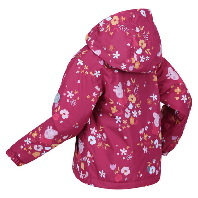 Regatta Kinderen/kinderen muddy puddle peppa pig herfst gewatteerde waterdichte jas UTRG8267_berrypink large