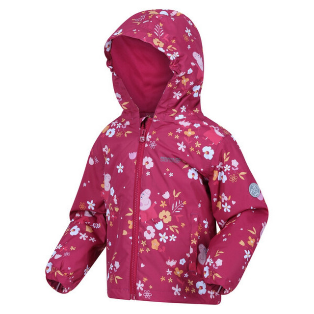 Regatta Kinderen/kinderen muddy puddle peppa pig herfst gewatteerde waterdichte jas UTRG8267_berrypink large