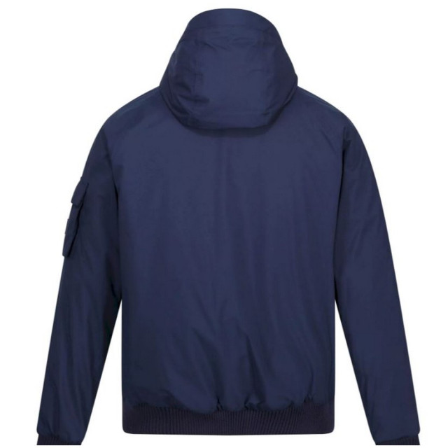 Regatta Heren faizan hooded waterdichte jas UTRG8101_navy large Regatta Heren faizan hooded waterdichte jas UTRG8101_navy large