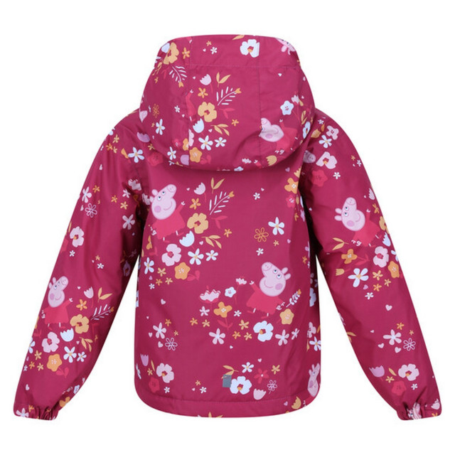 Regatta Kinderen/kinderen muddy puddle peppa pig herfst gewatteerde waterdichte jas UTRG8267_berrypink large