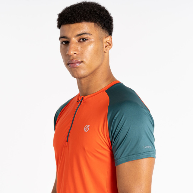 Dare2b Heren gallantry jersey UTRG8683_trailblazeorangemediterraneangreen large
