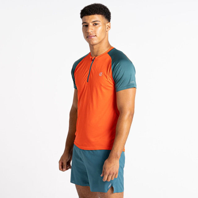 Dare2b Heren gallantry jersey UTRG8683_trailblazeorangemediterraneangreen large
