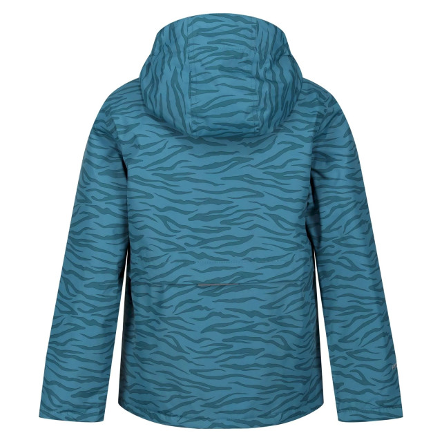 Regatta Waterdichte jas met zebraprint voor kinderen/kinderen bambee UTRG8009_dragonfly large Regatta Waterdichte jas met zebraprint voor kinderen/kinderen bambee UTRG8009_dragonfly large