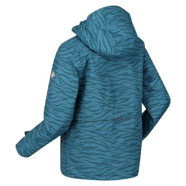 Regatta Waterdichte jas met zebraprint voor kinderen/kinderen bambee UTRG8009_dragonfly large Regatta Waterdichte jas met zebraprint voor kinderen/kinderen bambee UTRG8009_dragonfly large