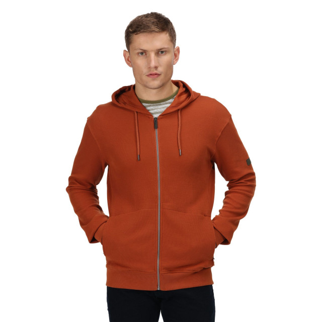 Regatta Heren lyman fleece full zip hoodie UTRG7176_gingerbread large