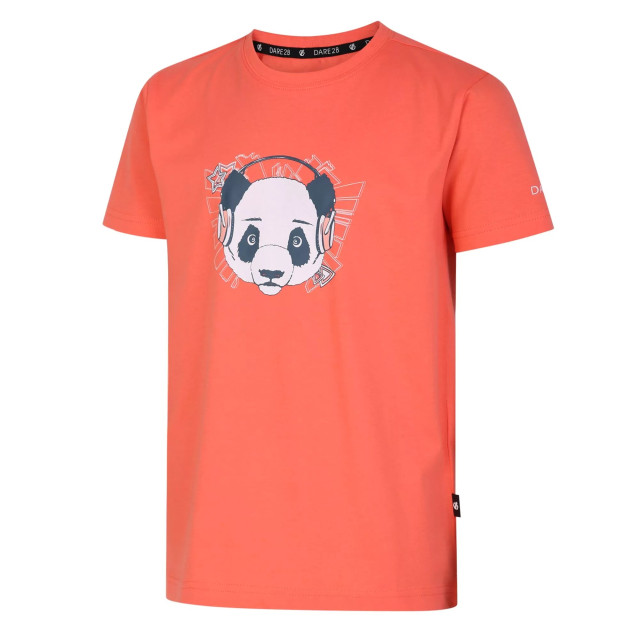 Dare2b Kinderen/kinderen trailblazer grafisch t-shirt UTRG8626_neonpeach large Dare2b Kinderen/kinderen trailblazer grafisch t-shirt UTRG8626_neonpeach large