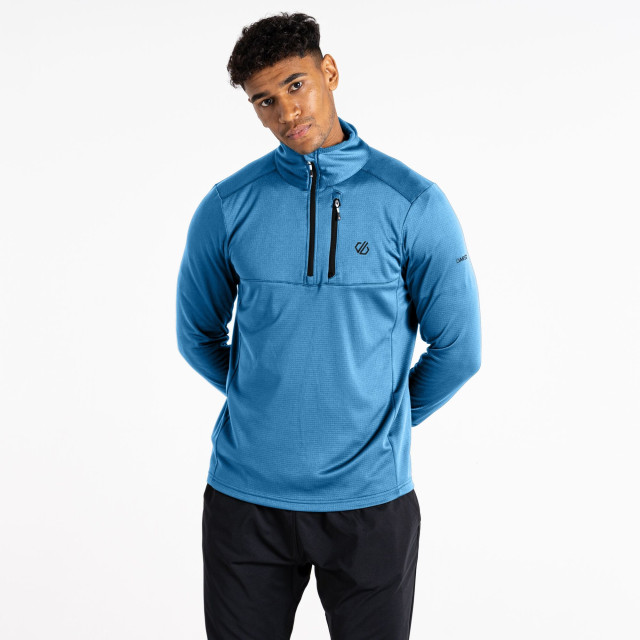 Dare2b Heren terrain core stretch quarter zip midlayer UTRG8651_waveride large