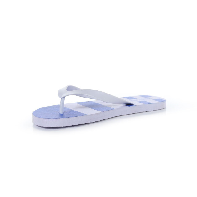 Regatta Heren bali gestreepte teenslippers UTRG7608_lapisbluewhite large