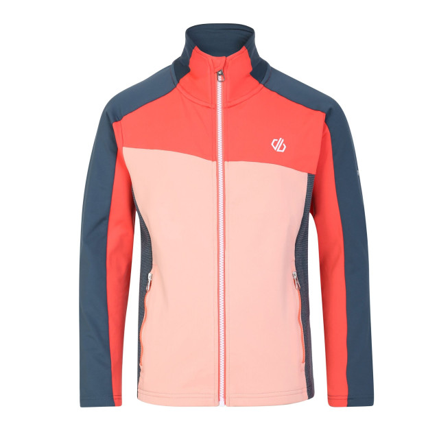 Dare2b Kinder/kinder emergent core stretch midlayer UTRG8678_oriongreyneonpeach large Dare2b Kinder/kinder emergent core stretch midlayer UTRG8678_oriongreyneonpeach large
