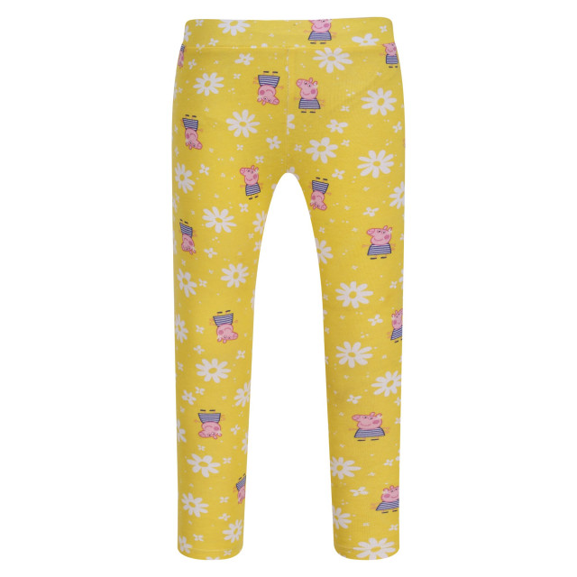 Regatta Kinder/kinderen bedrukte peppa pig legging (set van 2) UTRG7381_maizeyellownavy large